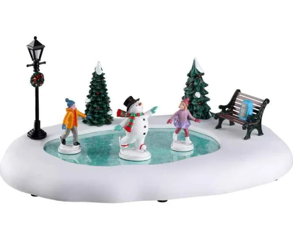 Lemax Village Collection Frosty Goes Ice Skating, Battery Operated (4.5V) #24951