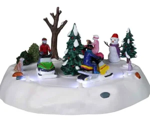 Lemax Village Collection Snowmobile Fun, B/O (4.5V) #24953