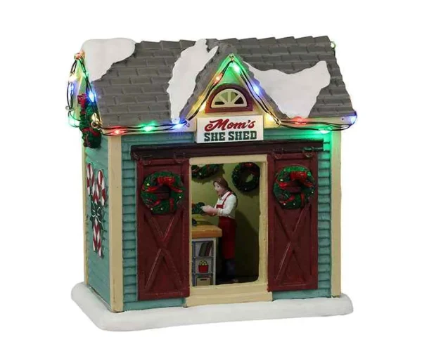 Lemax Village Collection Mom's She Shed, B/O (4.5V) #24963