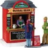 Lemax Village Collection Global Bean Coffee Kiosk #93439
