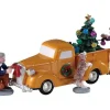 Lemax Village Collection Trimming The Truck, Set Of 4 #93444