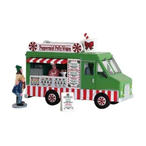 Lemax Village Collection Peppermint Food Truck, Set Of 3 #83364