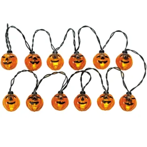 Lemax Village Collection 12 Lighted Pumpkin Garland String