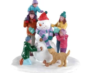 Lemax Village Collection Snowman Teamwork #03511