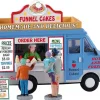 Lemax Village Collection Funnel Cakes Food Truck, Set Of 4 #93420