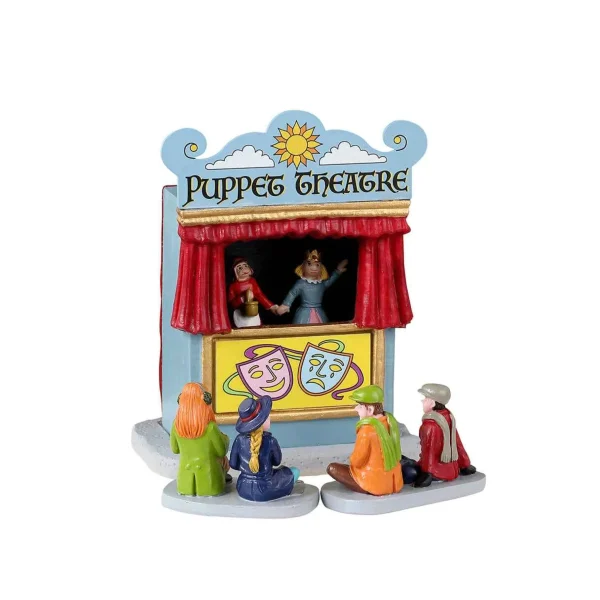 Lemax Village Collection Puppet Theatre, Set Of 3 #33619