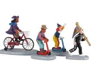 Lemax Village Collection Spooky Celebration, Set Of 4 Figurines #12001