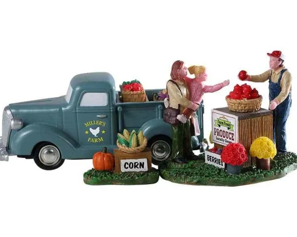 Lemax Village Collection Buy Local, Set Of 3 #93428