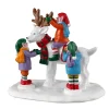 Lemax Village Collection Reindeer Snowman #33629