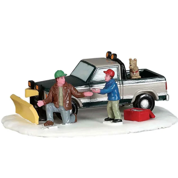 Lemax Village Collection Snow Plow Set-Up #53224