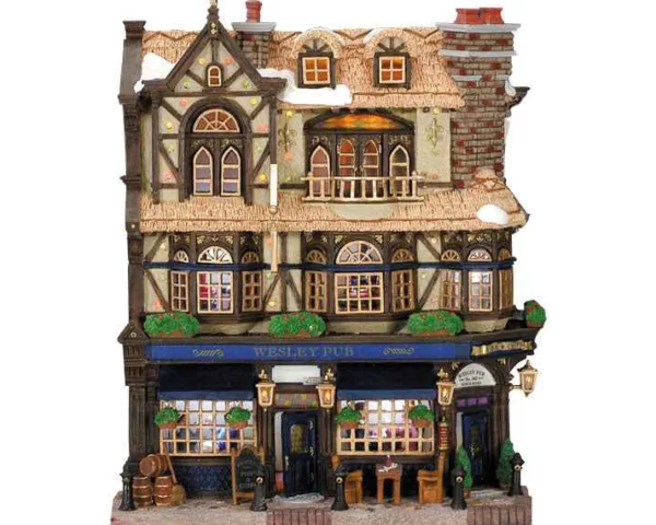 Lemax Village Collection Wesley Pub #45099