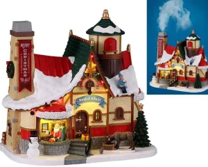 Lemax Village Collection Santa's Chalet, With 4.5V Adaptor #15742