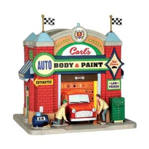Lemax Village Collection Carl's Auto Body & Paint #65119