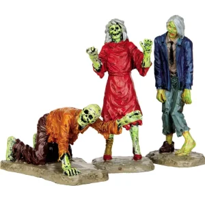 Lemax Village Collection Walking Zombies, Set Of 3 #42219