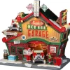 Lemax Village Collection Santa's Hot Rod Garage, With 4.5V Adaptor #25863