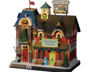 Lemax Village Collection Greenpoint Railroad Station, With 4.5V Adaptor #25866