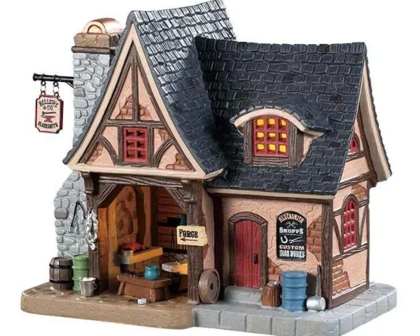 Lemax Village Collection Bellows And Co. Blacksmith #95517