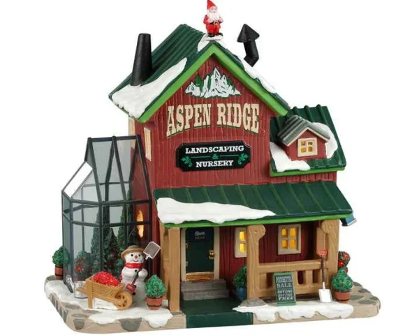 Lemax Village Collection Aspen Ridge Landscaping & Nursery #25903