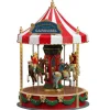 Lemax Village Collection Christmas Cheer Carousel, B/O #14821