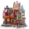 Lemax Village Collection Tinseltown Plaza, With 4.5V Adaptor #05700