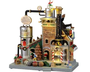 Lemax Village Collection The Christmas Chocolatier Truffle Factory, W/ 4.5V Adaptor #15805