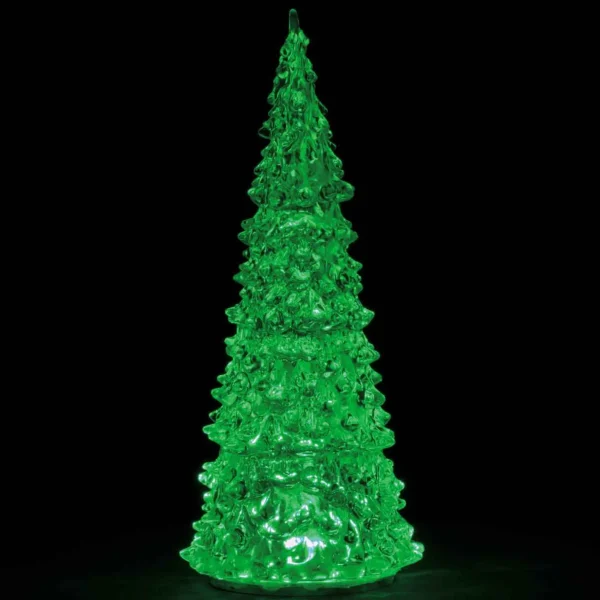 Lemax Village Collection Crystal Lighted Tree, 3 Color Changeable, Large, Battery Operated (4.5V) #94515