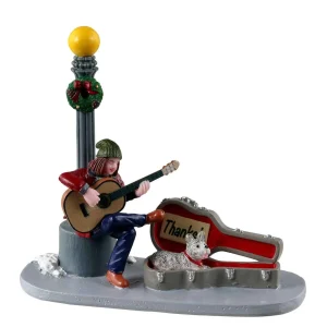 Lemax Village Collection Downtown Busker #32208