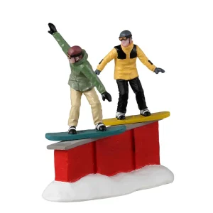 Lemax Village Collection Snowboard Sliders #32224