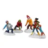 Lemax Village Collection Snowball Battles, Set Of 4 #32210