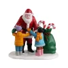 Lemax Village Collection Santa Gets A Hug #32211