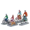 Lemax Village Collection Family Bike Ride, Set Of 4 #32220