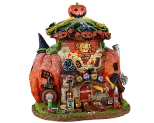 Lemax Village Collection Sugared Pumpkin Candy Shoppe, B/O (4.5V) #25855