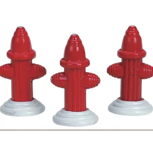 Lemax Village Collection Metal Fire Hydrant, Set Of 3 #34971