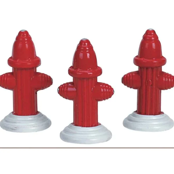 Lemax Village Collection Metal Fire Hydrant, Set Of 3 #34971