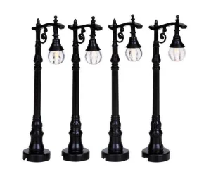 Lemax Village Collection Antique Street Lamp, Set Of 4 #94993