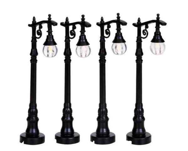 Lemax Village Collection Antique Street Lamp, Set Of 4 #94993