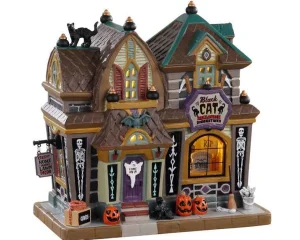 Lemax Village Collection Black Cat Halloween Decor #05610