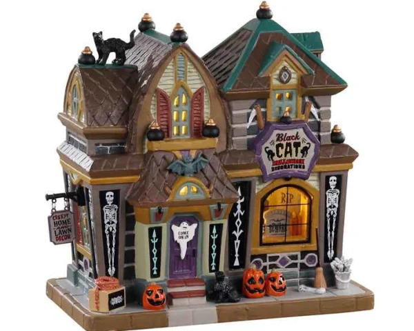 Lemax Village Collection Black Cat Halloween Decor #05610