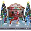 Lemax Village Collection Christmas Grove Skating Rink, With 4.5V Adaptor #14870