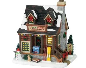 Lemax Village Collection Our Family Ski Cabin #15748
