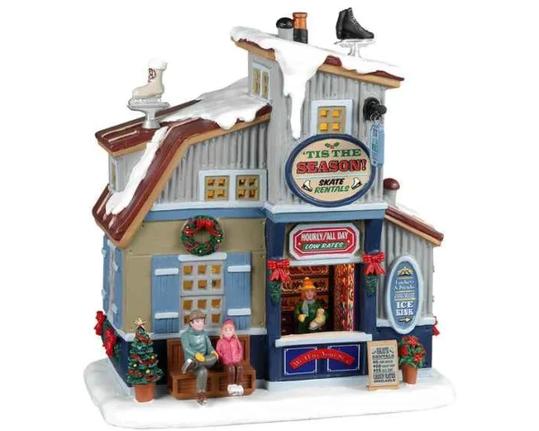 Lemax Village Collection Tis The Season Skate Rentals #25883