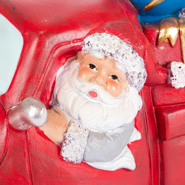Gerson International Lighted Holiday Truck With Santa And Christmas Gifts