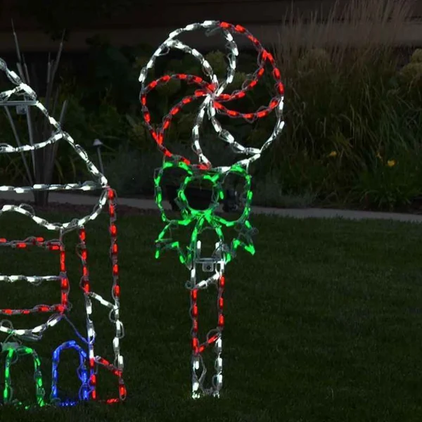 Brite Ideas Lollipop Red Green And White #Led-Pop1