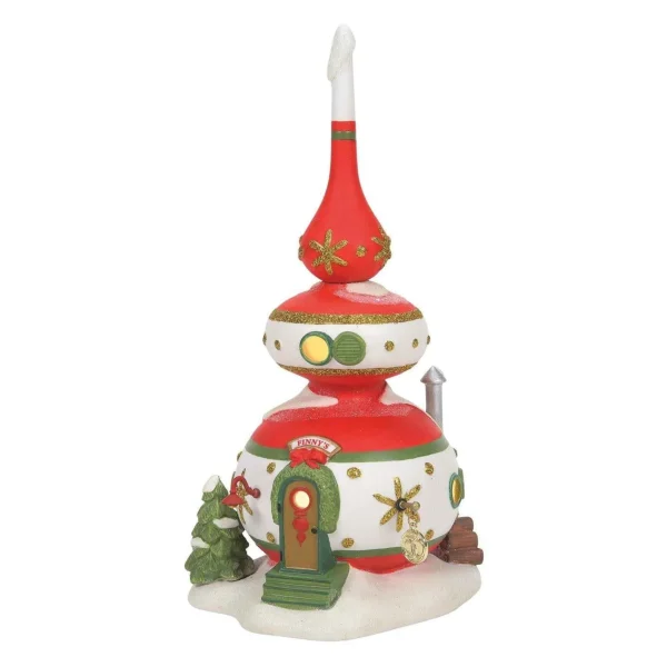 Enesco North Pole Village Finny's Ornament House #6009833