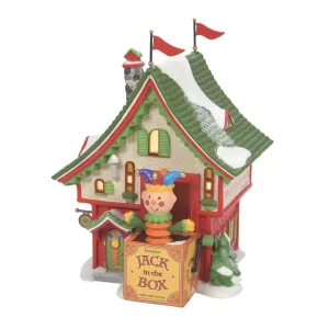 Enesco North Pole Village Jacques Jack In The Box Shop #6011411