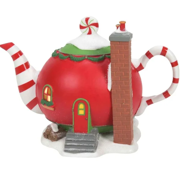 Enesco North Pole Village Peppermint Tea Shop #6011406