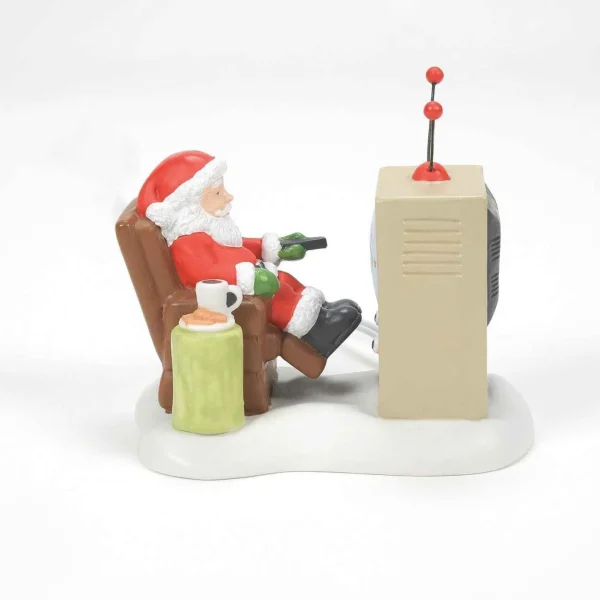Enesco North Pole Village Santa At The Man Cave #6011405