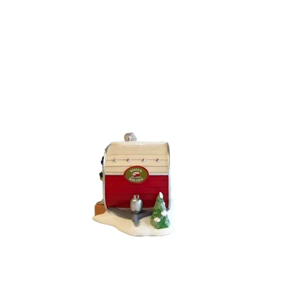 Enesco North Pole Village Santa's Man Cave #6011404