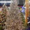 Puleo International 7.5Ft Pre-Lit Evergreen Spruce Shiny White Quick Connect Tree With Multi-Function Warm White To Multi Led Lights #114-Esw-75Qld3K7