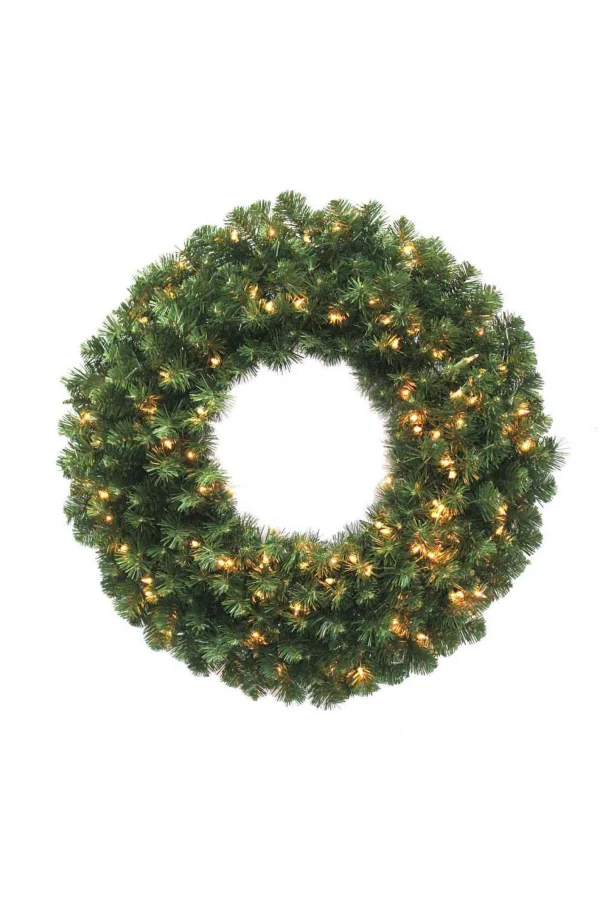 Puleo International 30In Kentucky Pine Wreath In Clear #114-Kngg-30Wc1